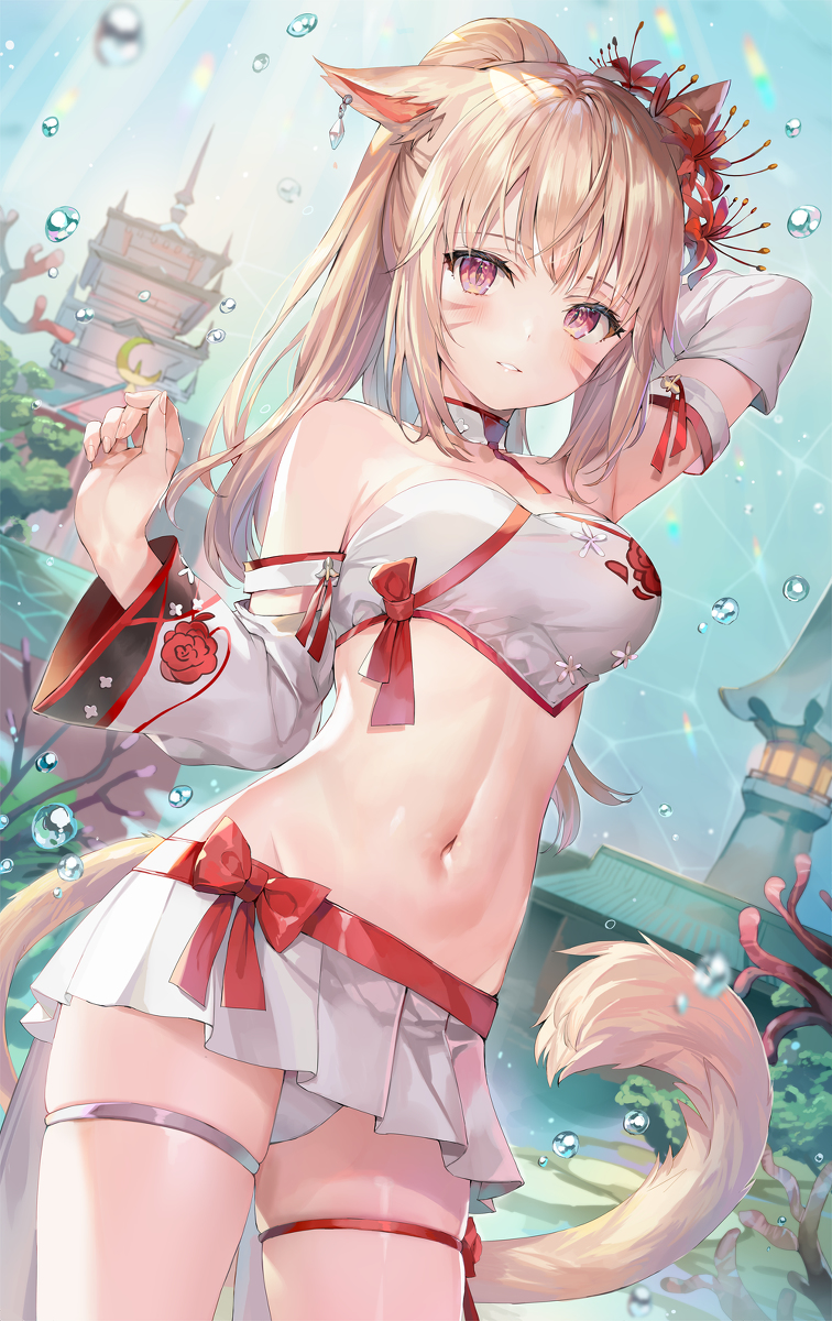 This is a pixiv picture whose title is 紫水宮.