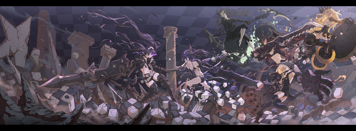 This is a pixiv picture whose title is BLACK★ROCK SHOOTER.