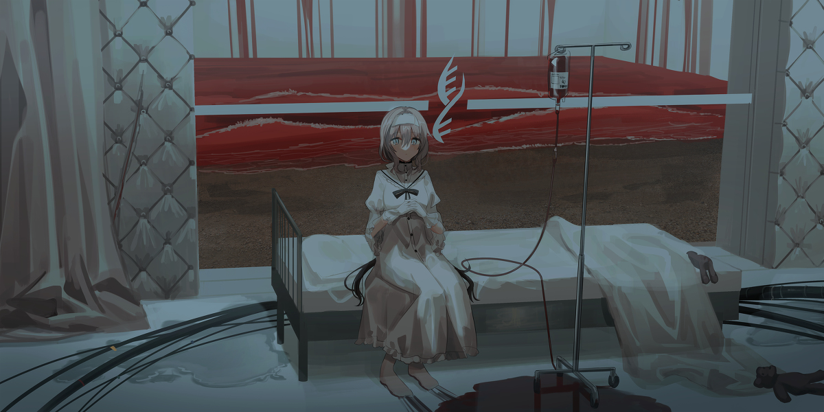 This is a pixiv picture whose title is 檻.