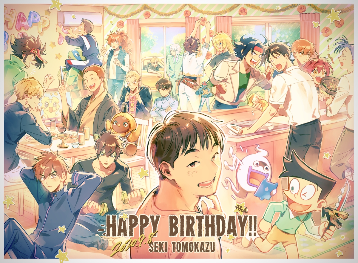 This is a pixiv picture whose title is 関さん誕生日.