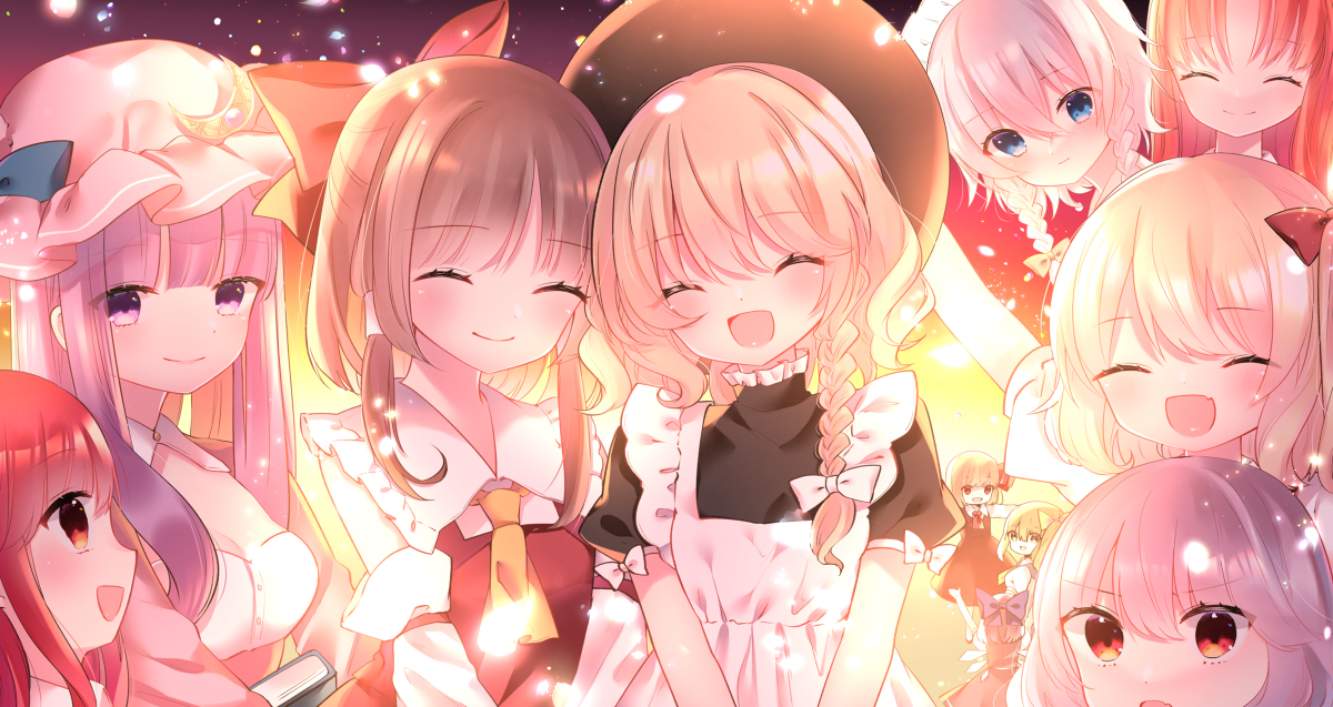 This is a pixiv picture whose title is 紅霧のあとに.