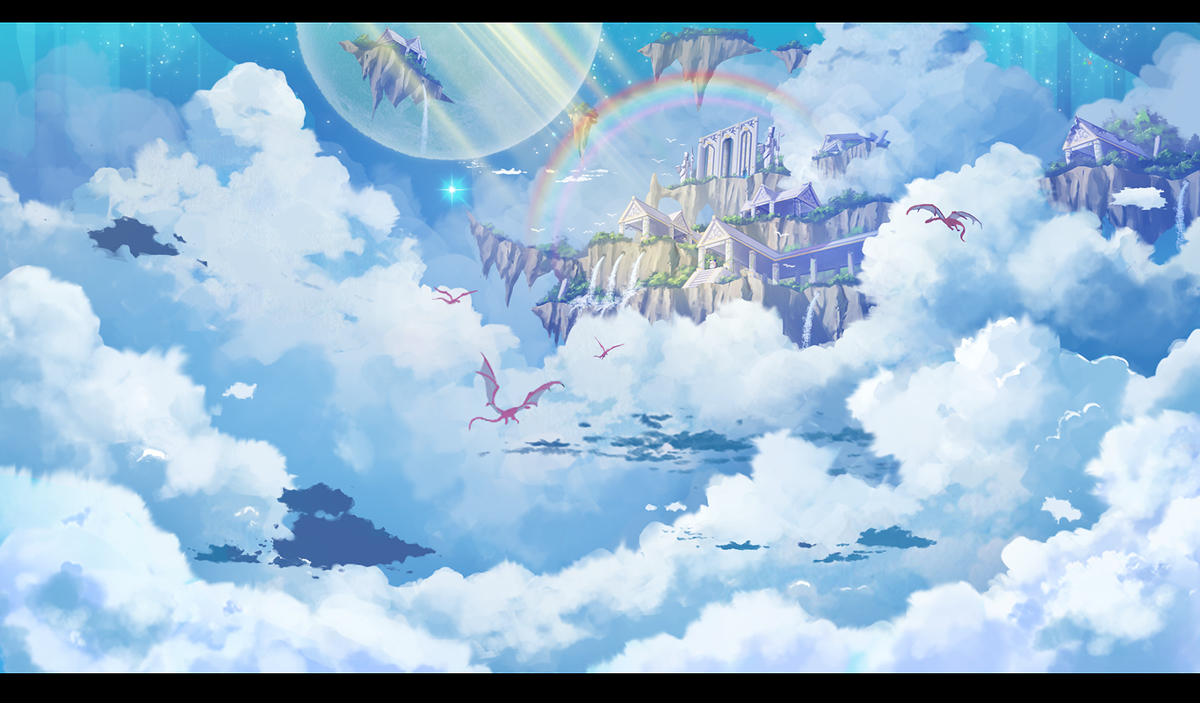This is a pixiv picture whose title is 時間神殿.