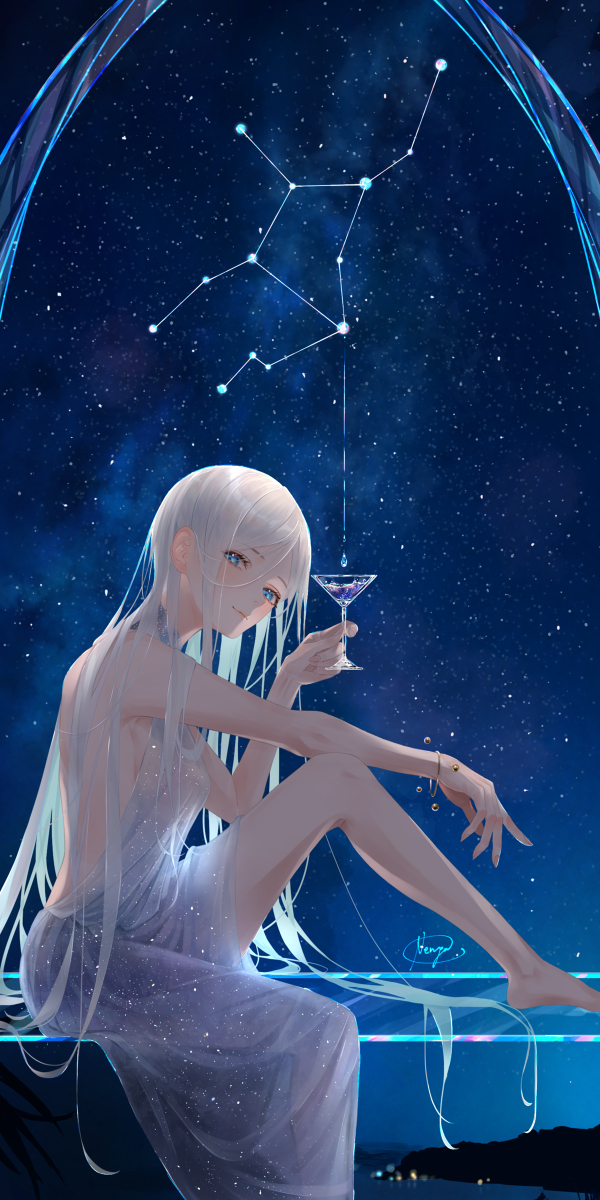 This is a pixiv picture whose title is 乙女の涙.
