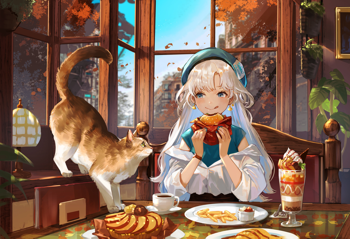 This is a pixiv picture whose title is 食欲の秋.