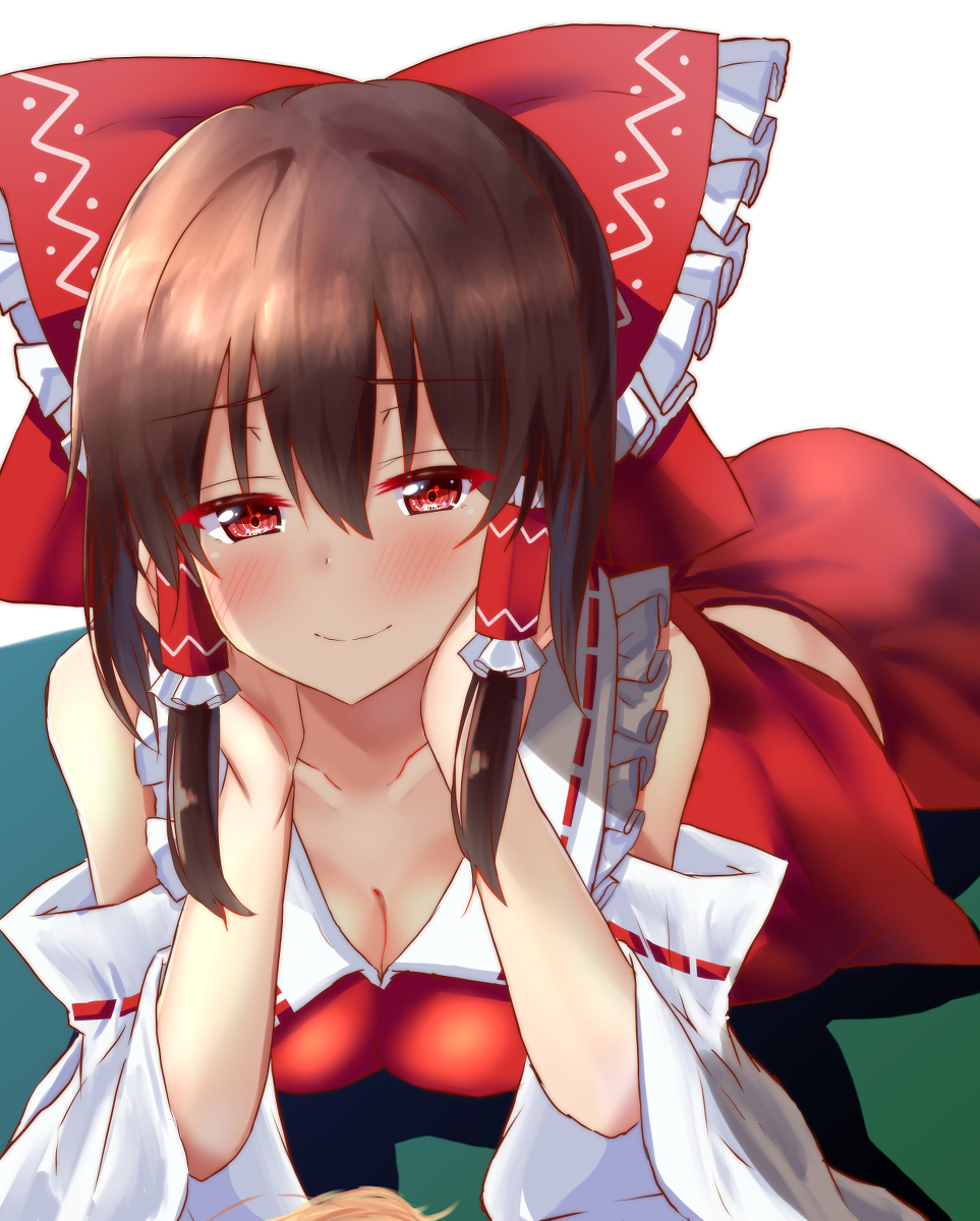 This is a pixiv picture whose title is 霊夢さん落書き.