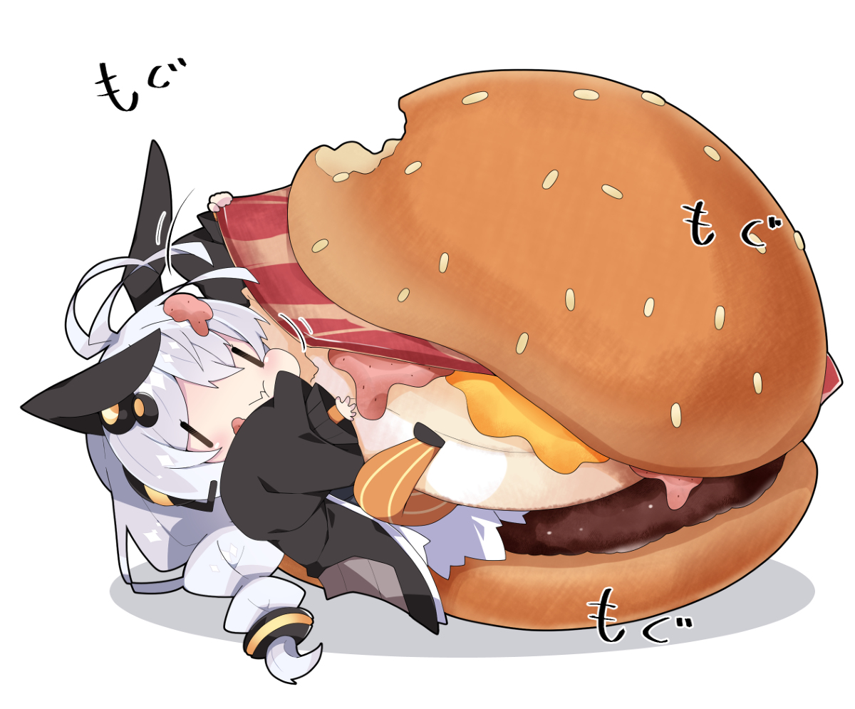 This is a pixiv picture whose title is 月見バーガーあかり。.
