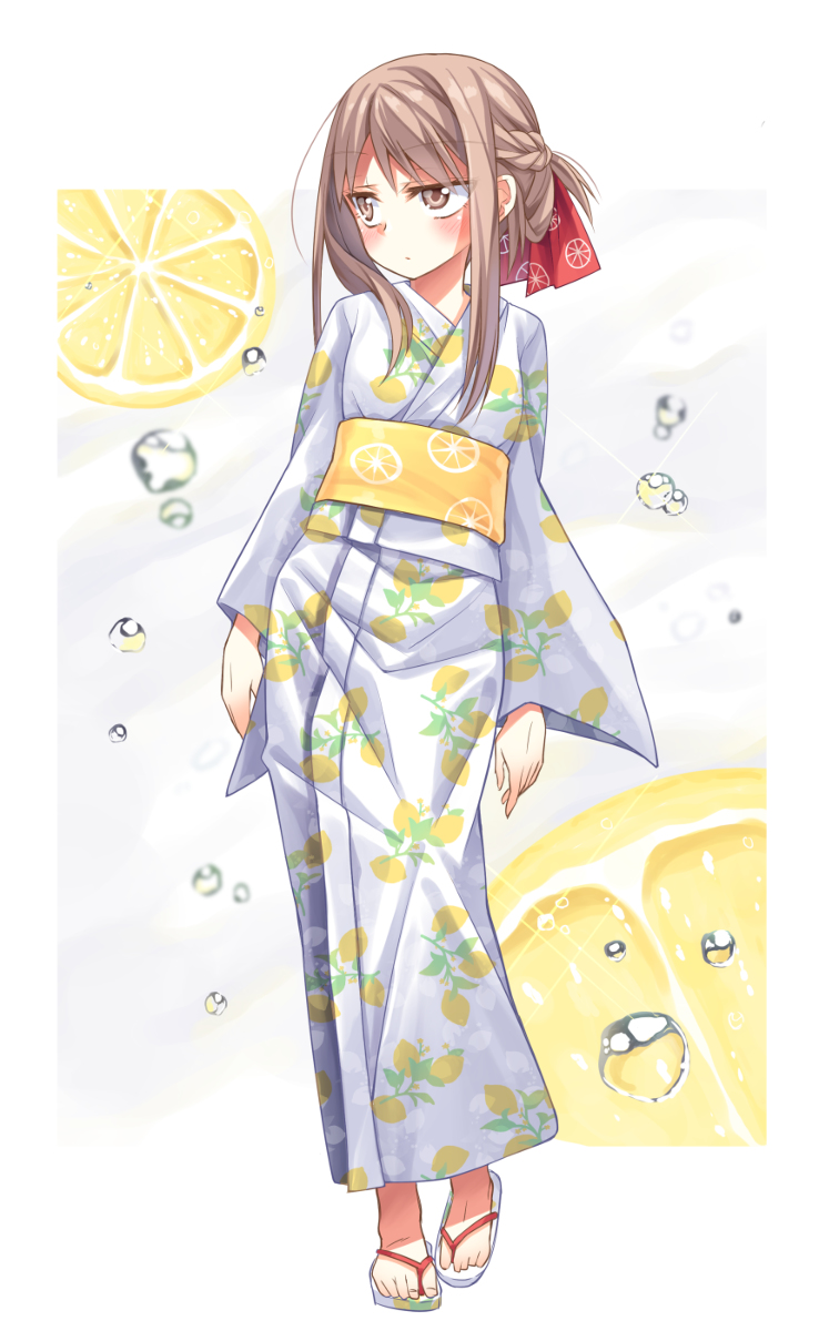 This is a pixiv picture whose title is 涼.