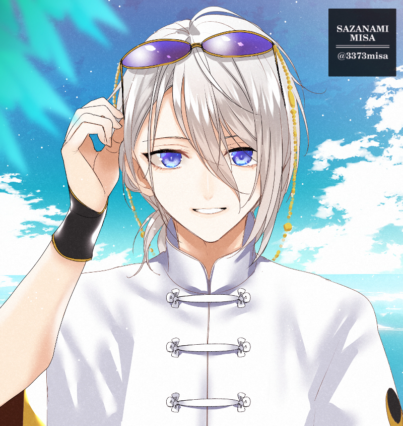 This is a pixiv picture whose title is 夏の思い出／蘭陵王.