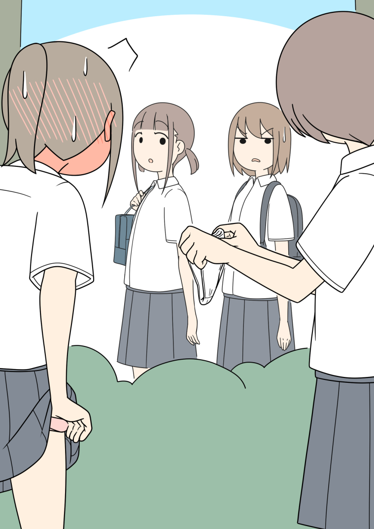 This is a pixiv picture whose title is 「こ、これには深いわけが・・・！」.