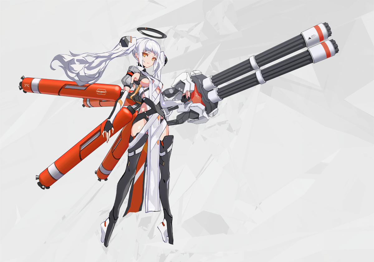This is a pixiv picture whose title is Gatling.