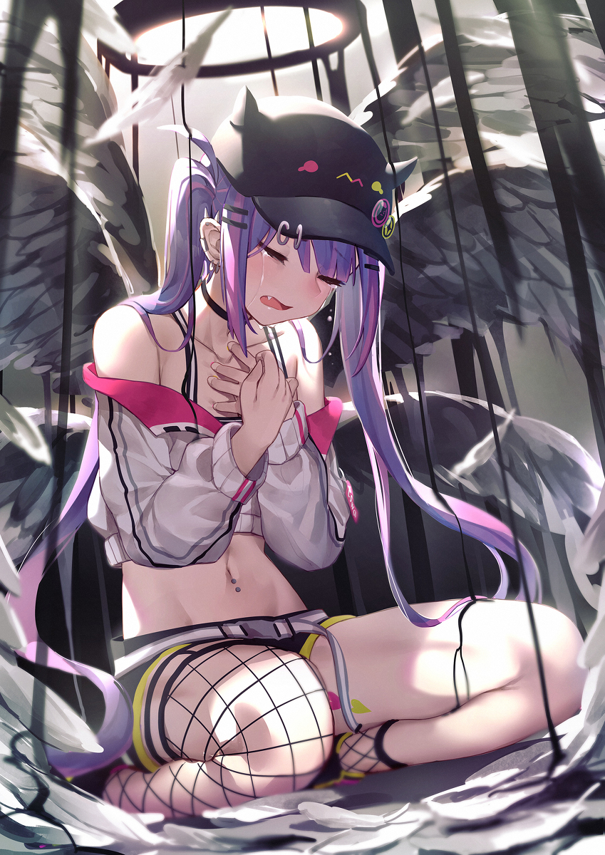 This is a pixiv picture whose title is Fallen angel.