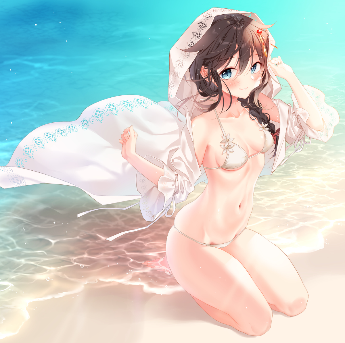 This is a pixiv picture whose title is 夏.
