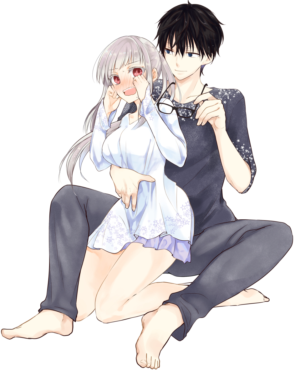 This is a pixiv picture whose title is 未熟なふたりでございますが.