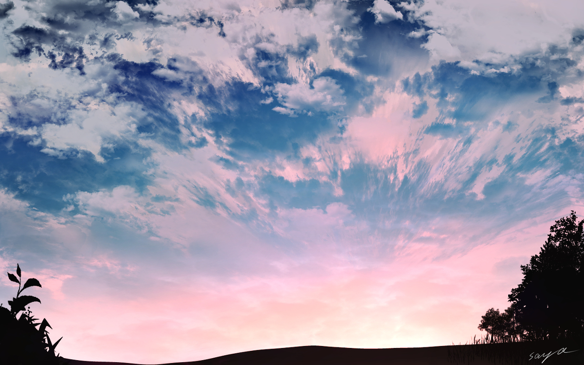 This is a pixiv picture whose title is そら.