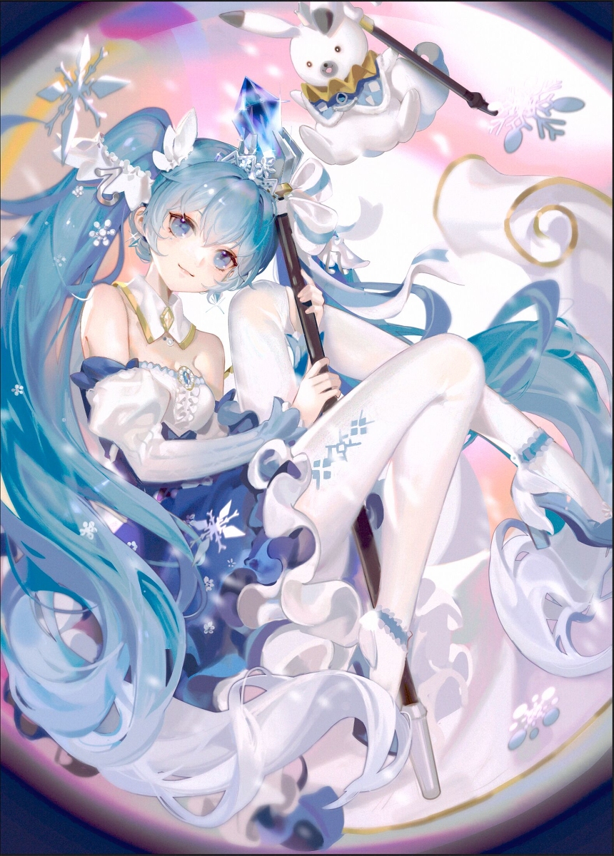 This is a pixiv picture whose title is 初音ミク.