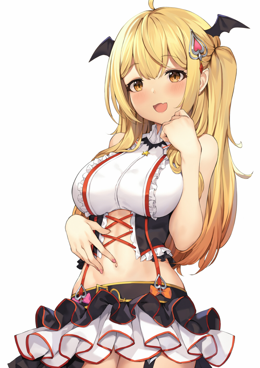 This is a pixiv picture whose title is 夜空メル.
