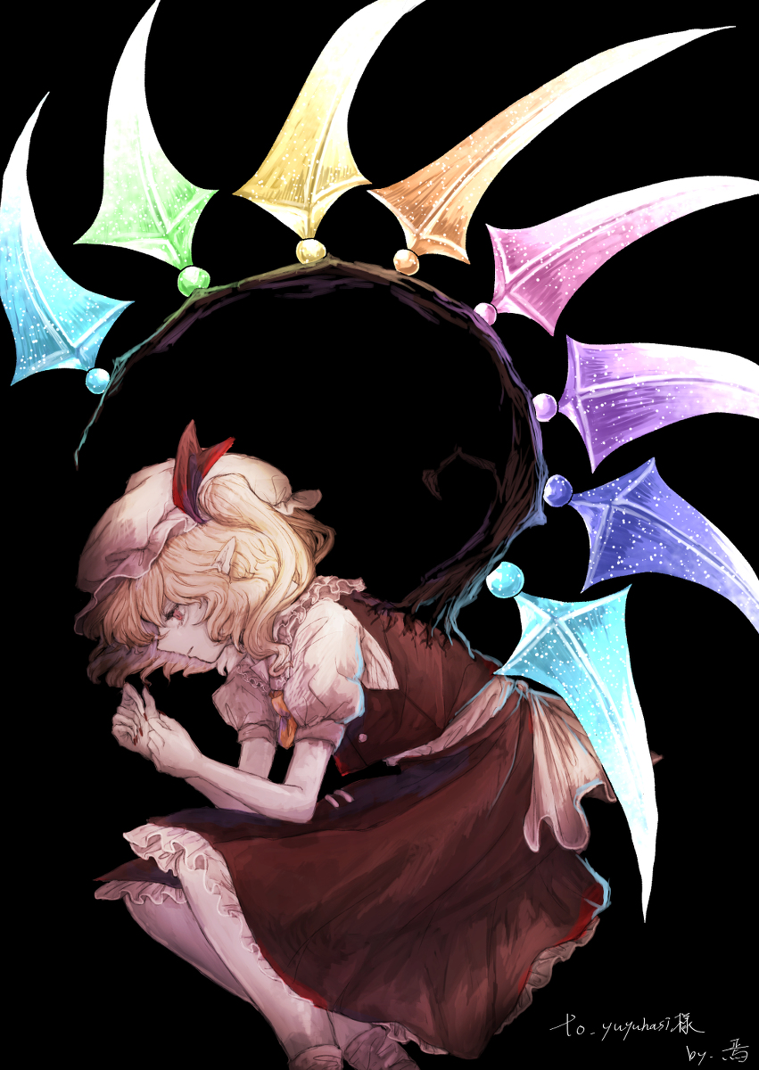 This is a pixiv picture whose title is 歪な羽.