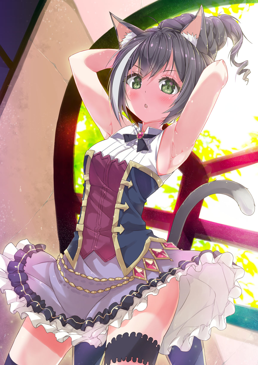 This is a pixiv picture whose title is キャルちゃんとお掃除タイム.