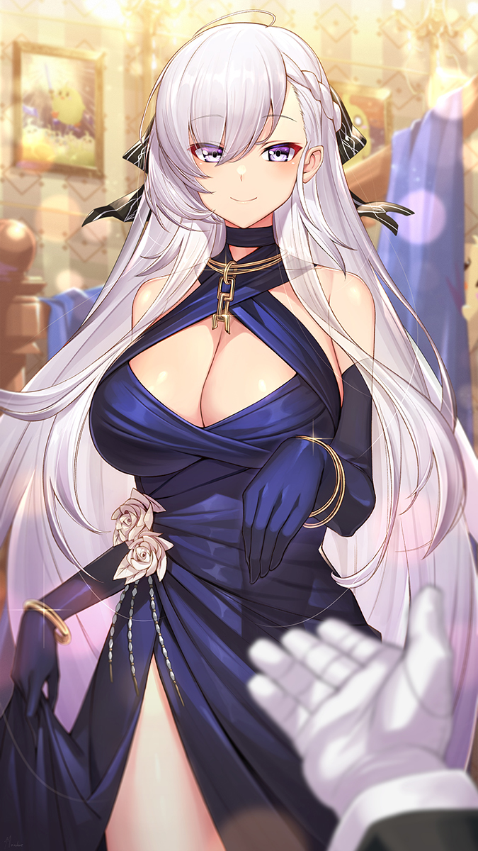 This is a pixiv picture whose title is ベルファスト.