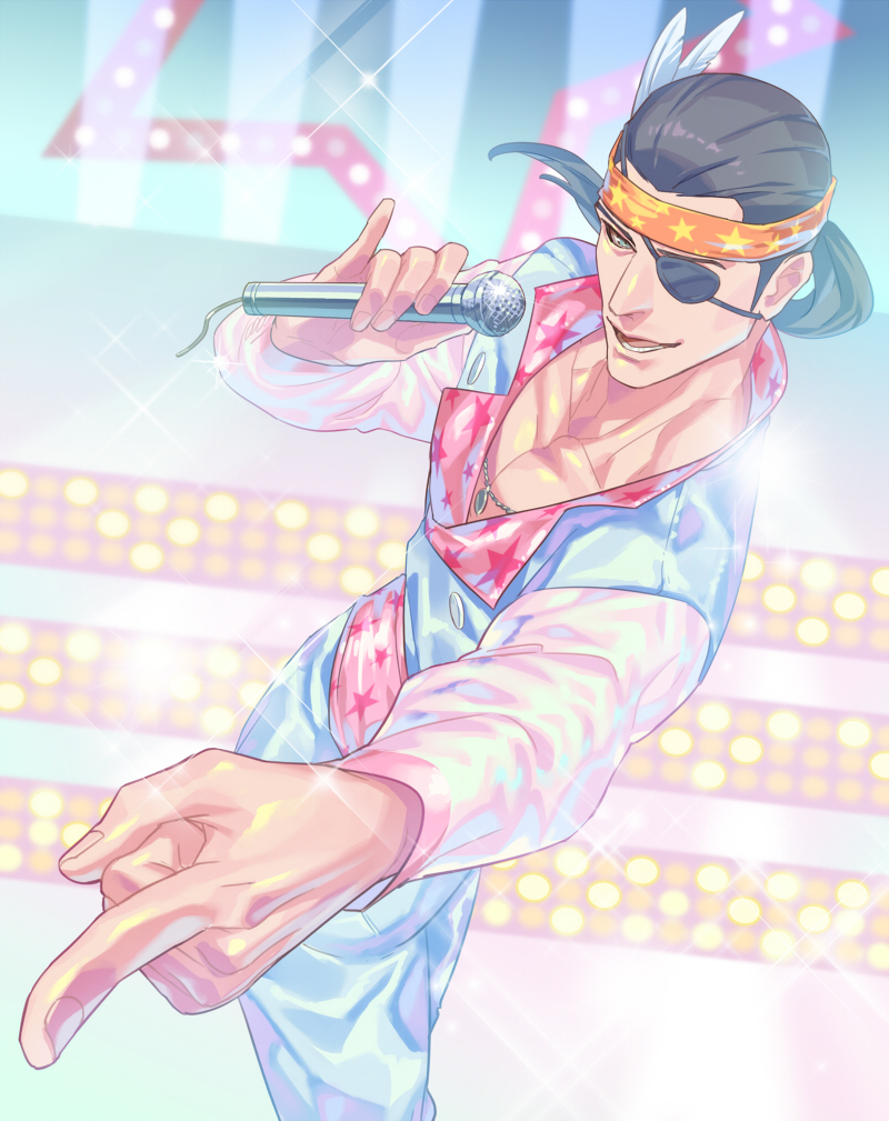 This is a pixiv picture whose title is 真島吾朗.