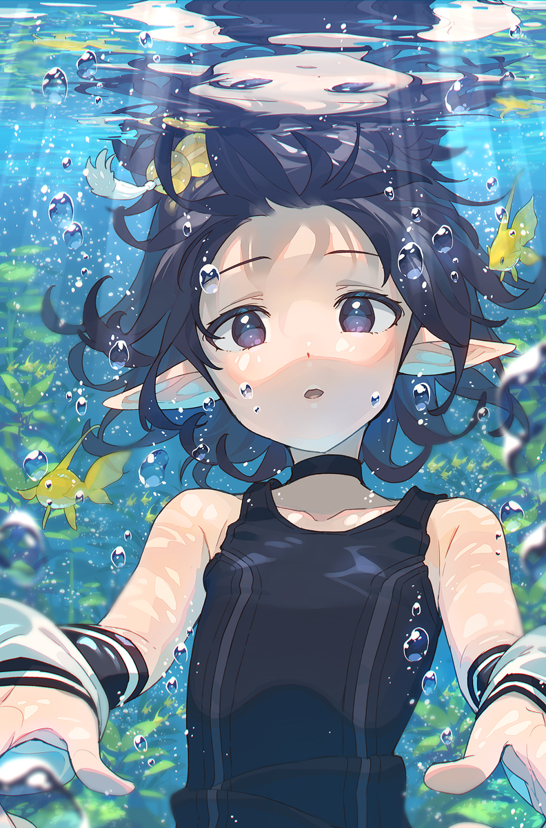 This is a pixiv picture whose title is ｺﾎﾟｺﾎﾟ.