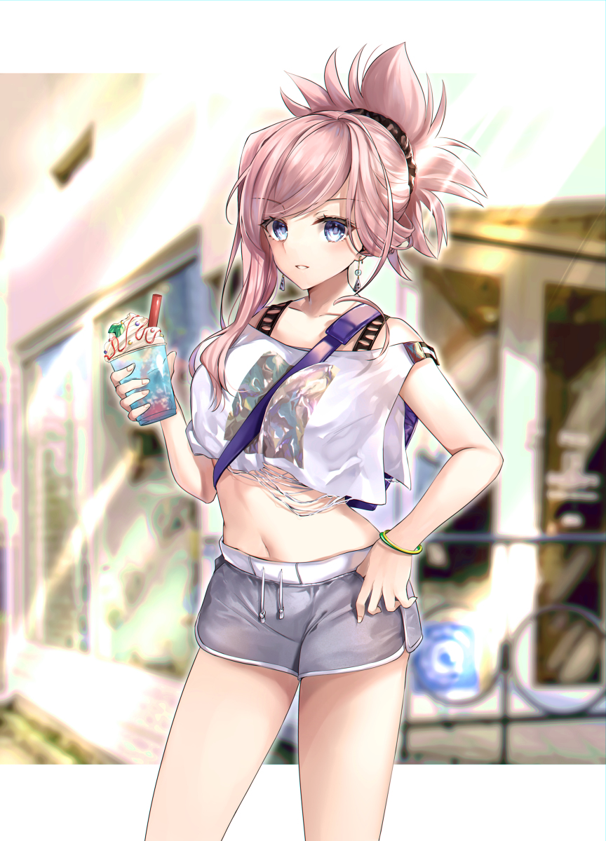 This is a pixiv picture whose title is 私服武蔵ちゃん.