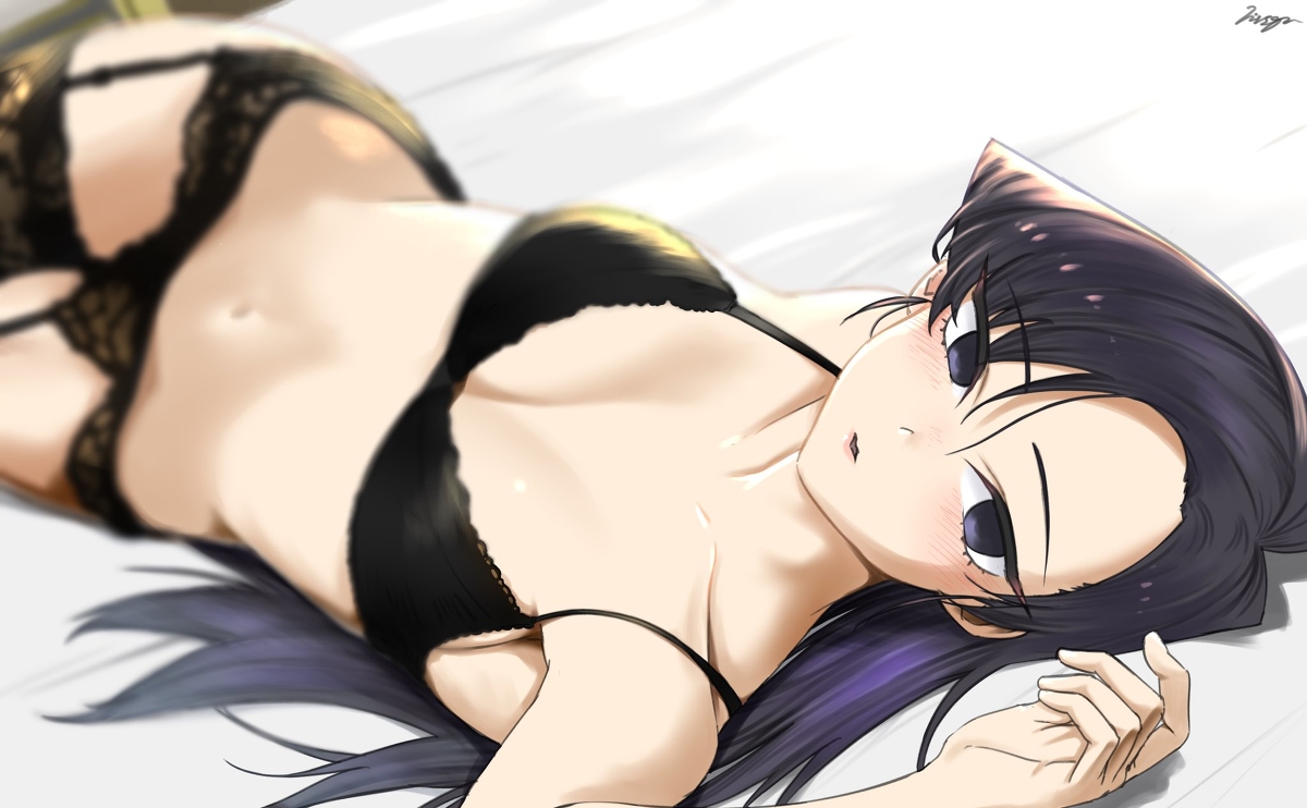 This is a pixiv picture whose title is 下着モデルをやって欲しい.