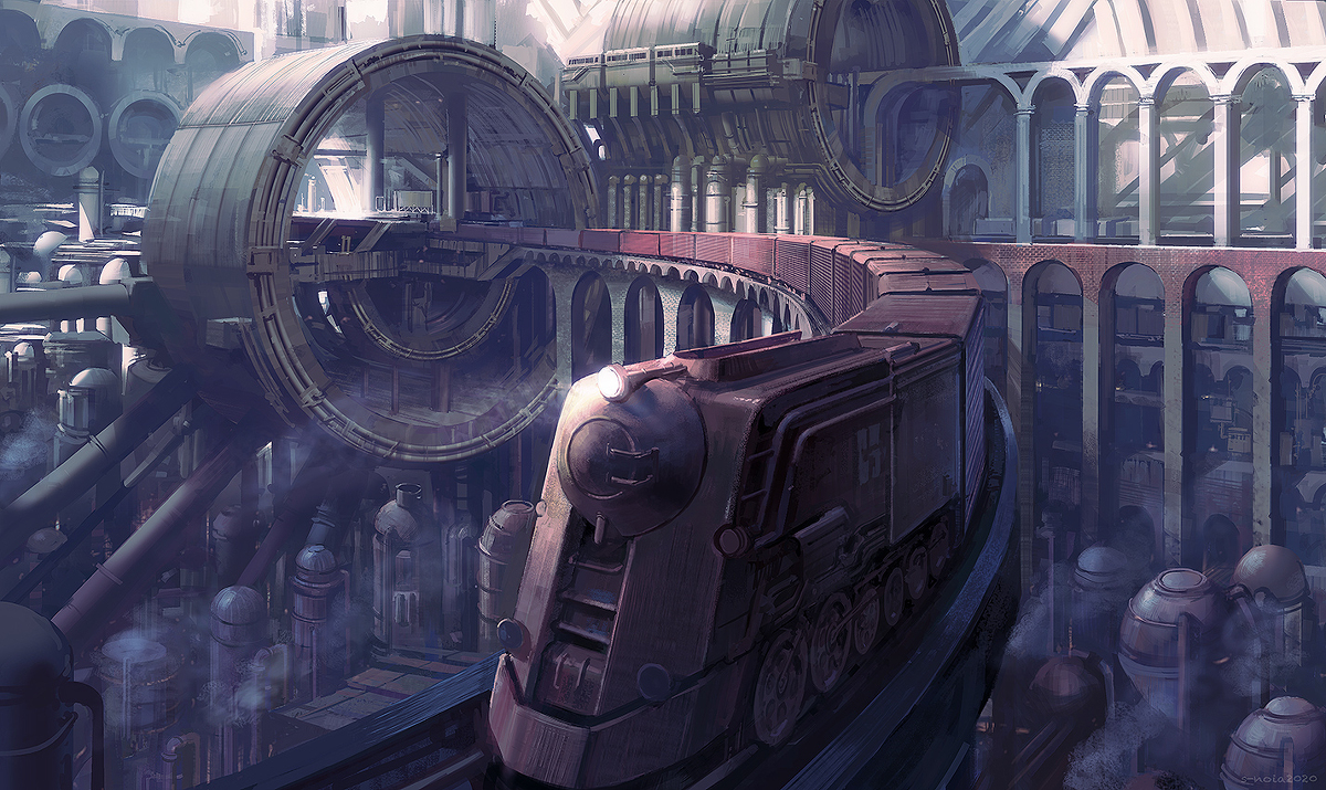 This is a pixiv picture whose title is Cylindrical Terminal 2.