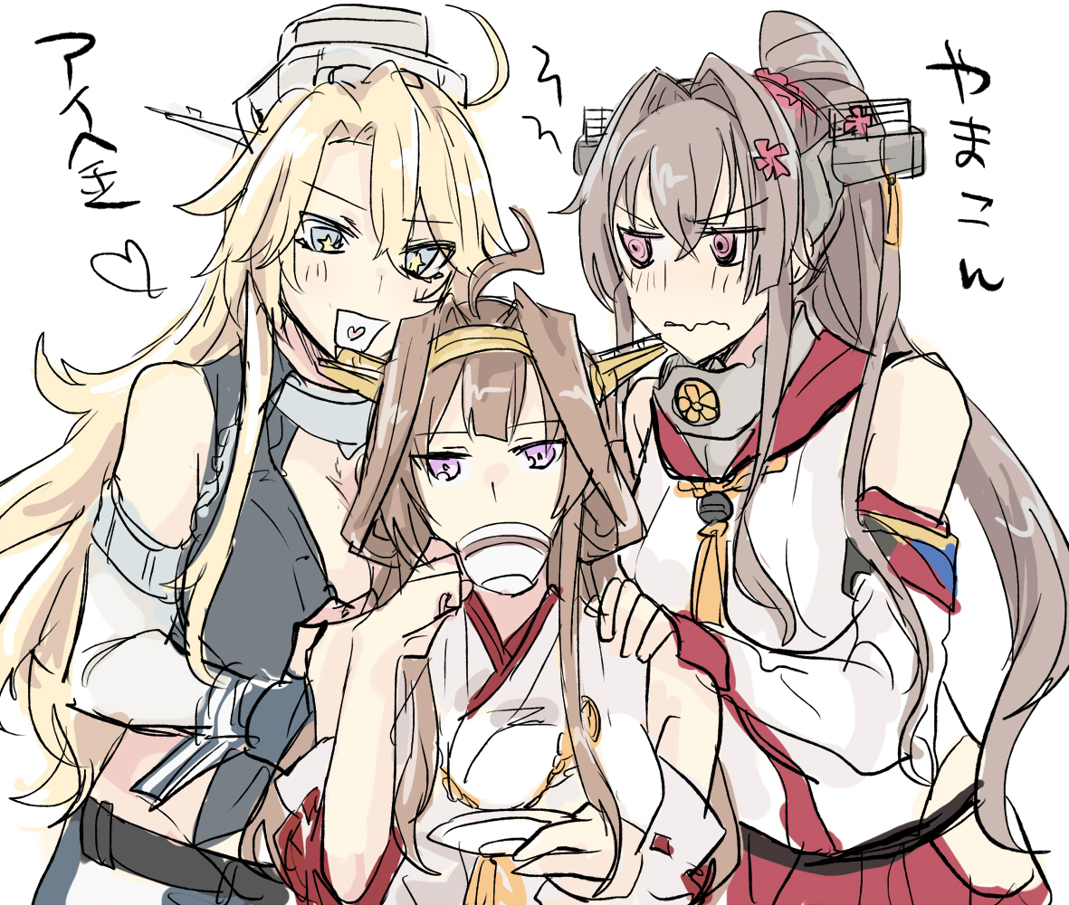 This is a pixiv picture whose title is 艦これ百合LOG.