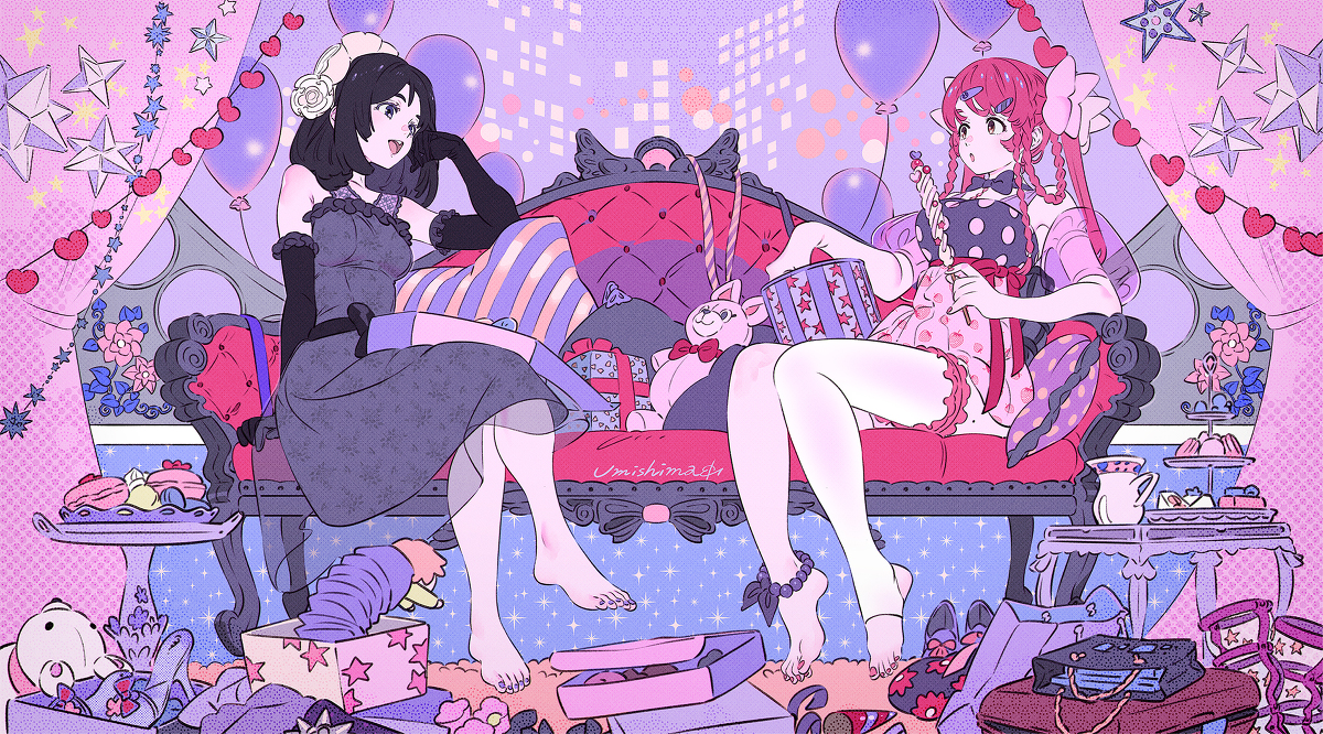 This is a pixiv picture whose title is 💄𝑔𝑖𝑟𝑙𝑠’ 𝑡𝑎𝑙𝑘💍.