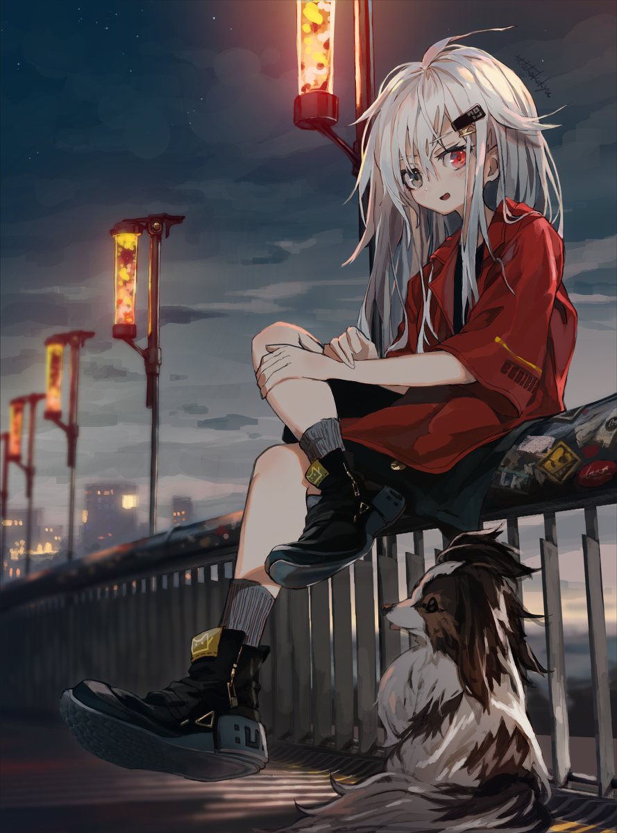 This is a pixiv picture whose title is parapet.