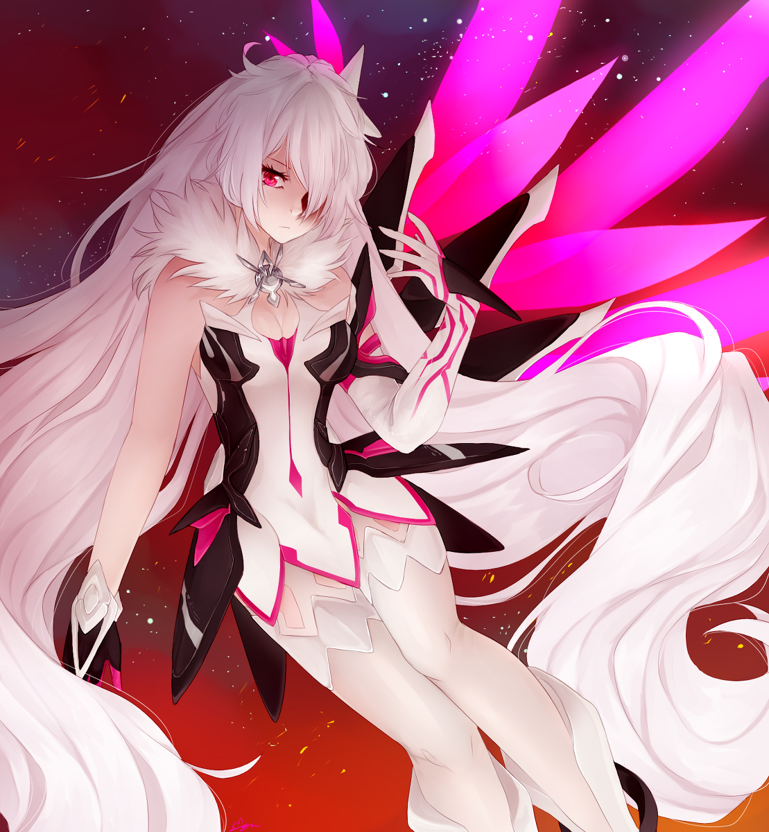 This is a pixiv picture whose title is Dark Devourer HoV.