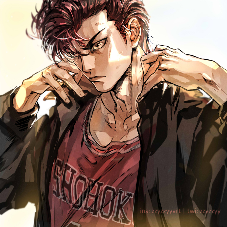 This is a pixiv picture whose title is Sakuragi.