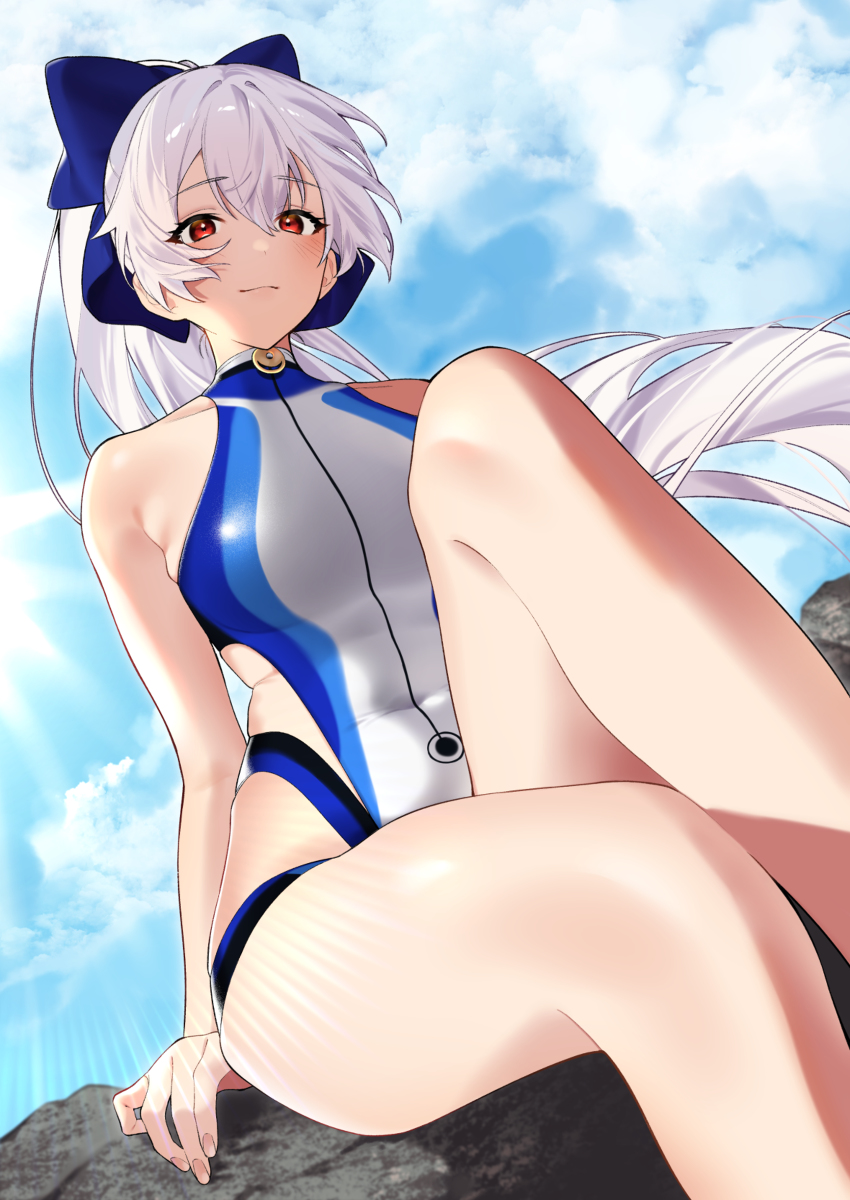 This is a pixiv picture whose title is 夏最後.