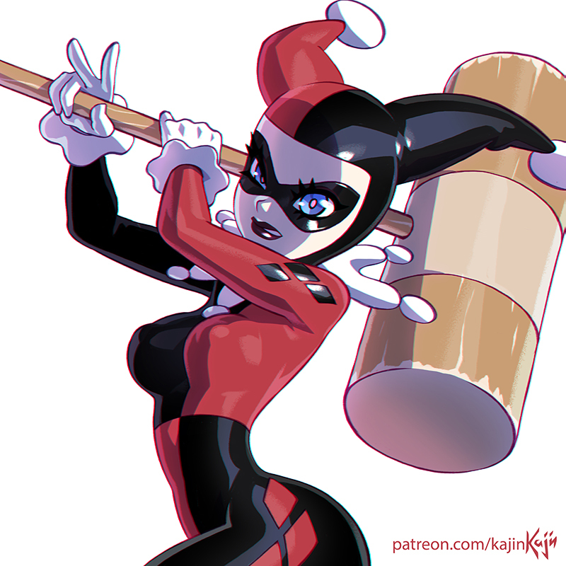 This is a pixiv picture whose title is Harley Quinn.