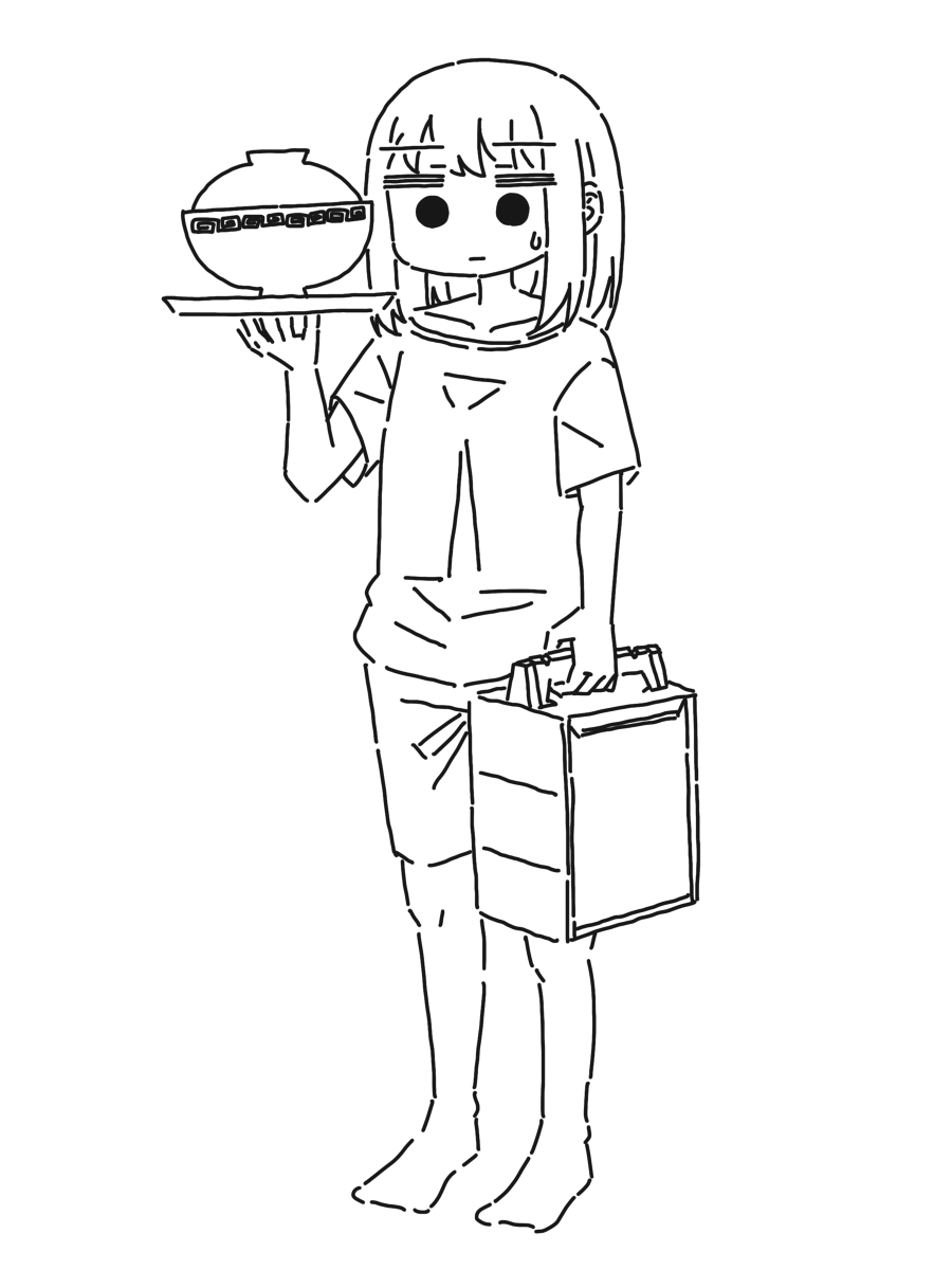 This is a pixiv picture whose title is 岡持ち.