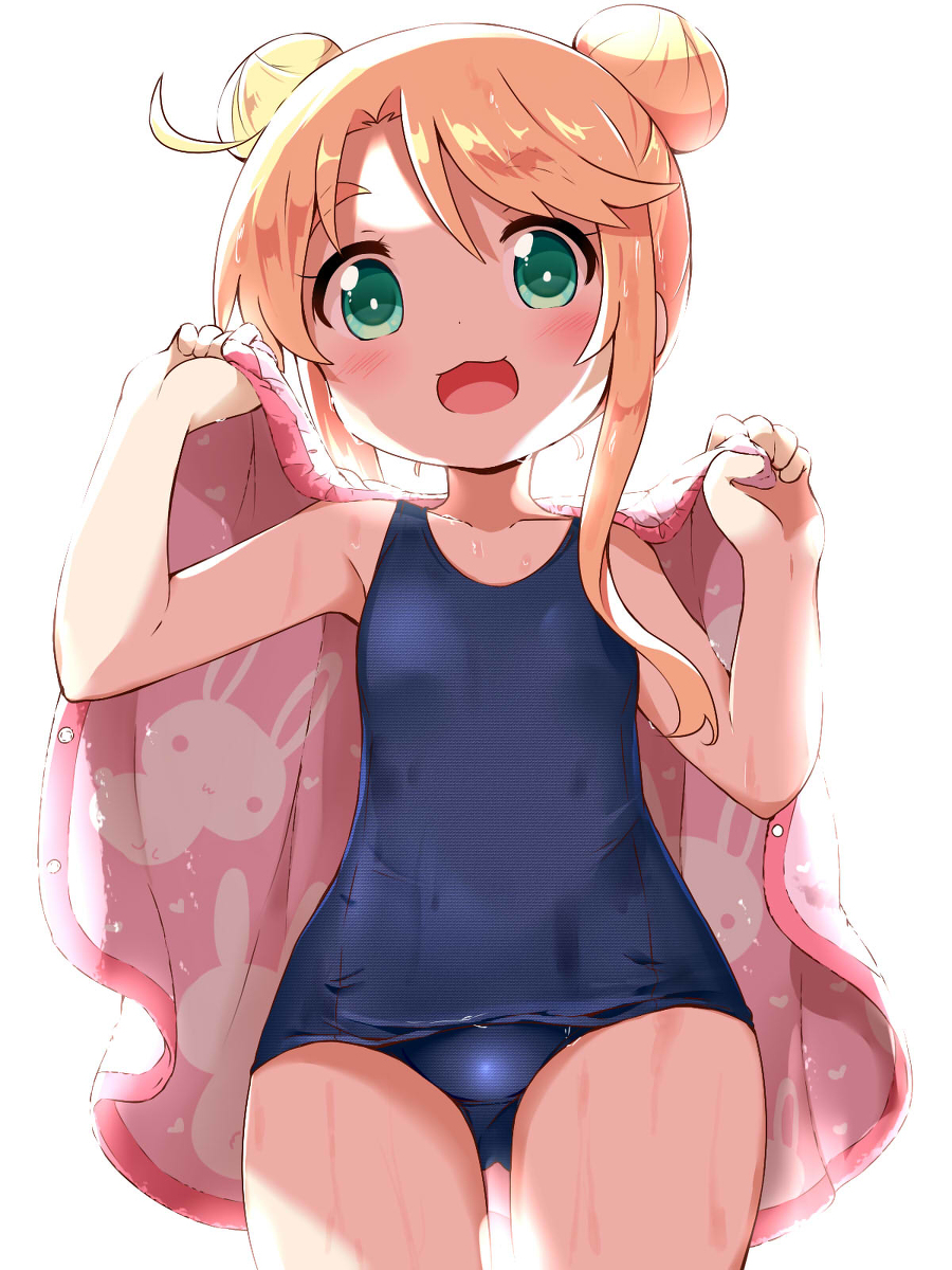 This is a pixiv picture whose title is スク水ノアちゃん.