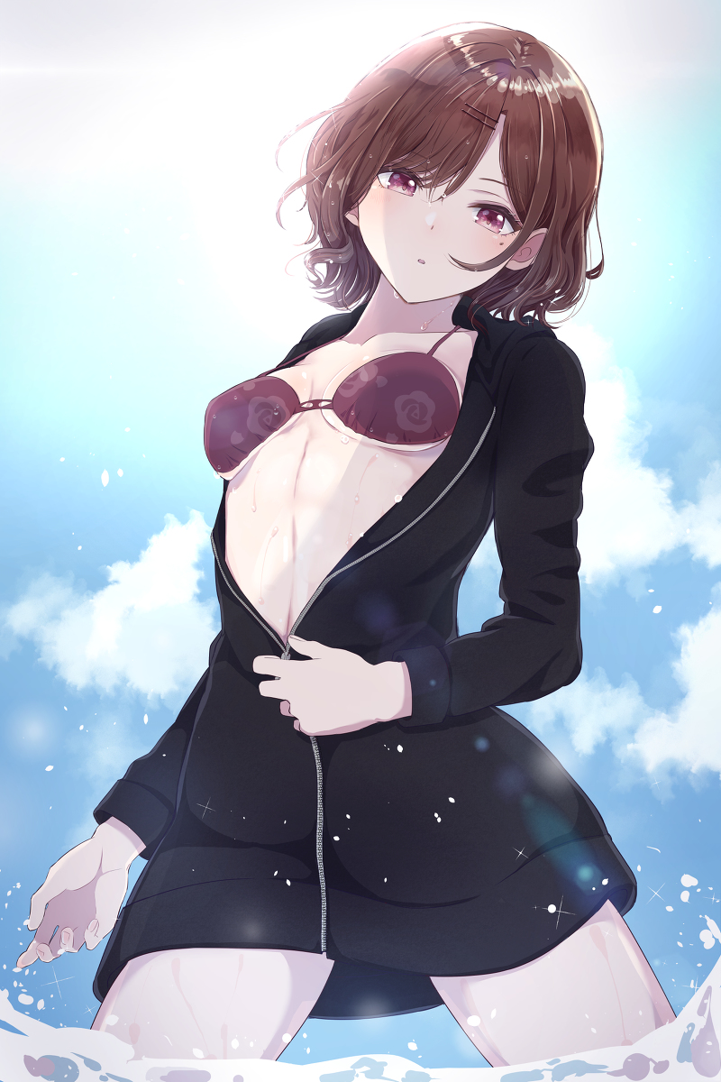 This is a pixiv picture whose title is 水着円香.