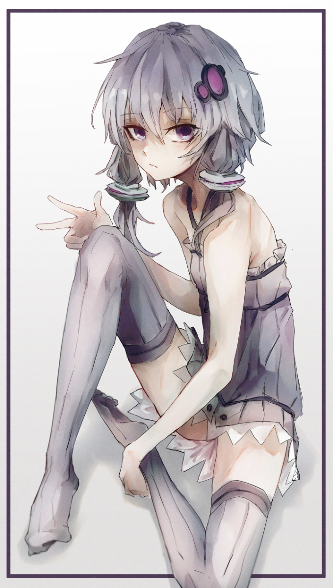 This is a pixiv picture whose title is 結月ゆかりらくがき.