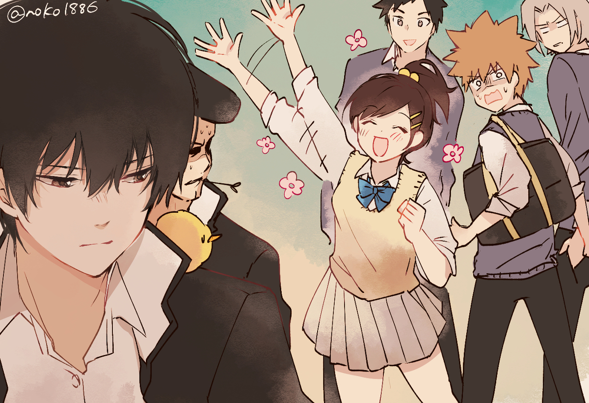 This is a pixiv picture whose title is ヒバハル.