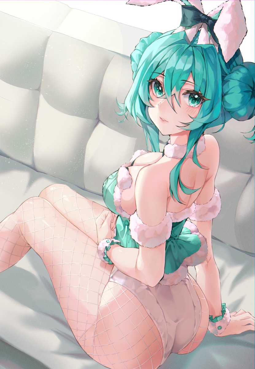 This is a pixiv picture whose title is 初音ミク.