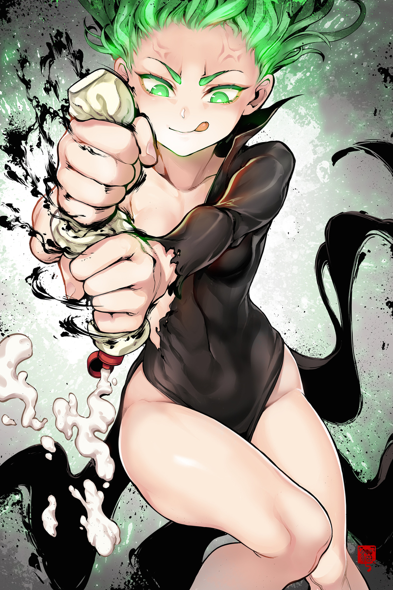 This is a pixiv picture whose title is TATSUMAKI SQUEEZE.