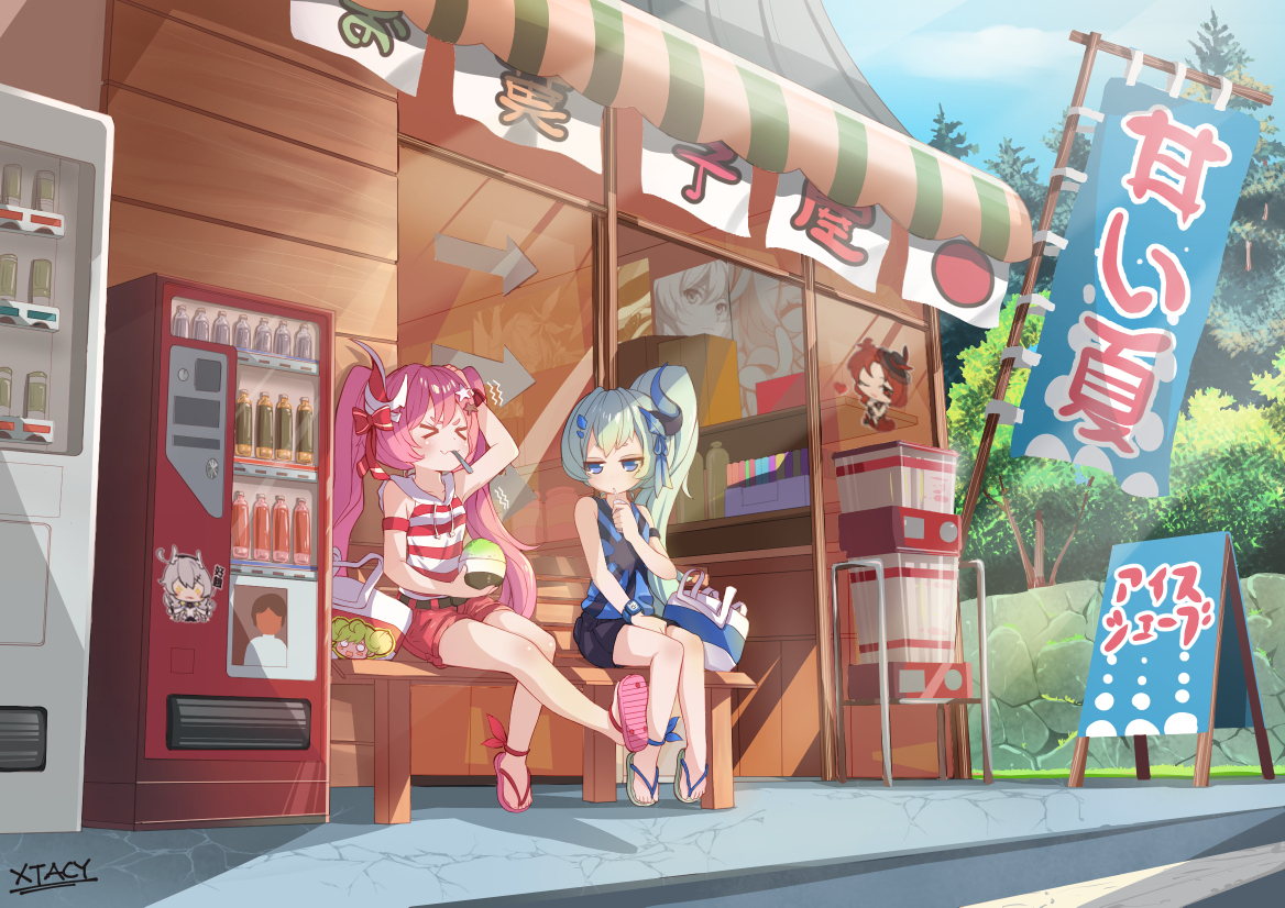 This is a pixiv picture whose title is VODKA GIRLS CHILLING..