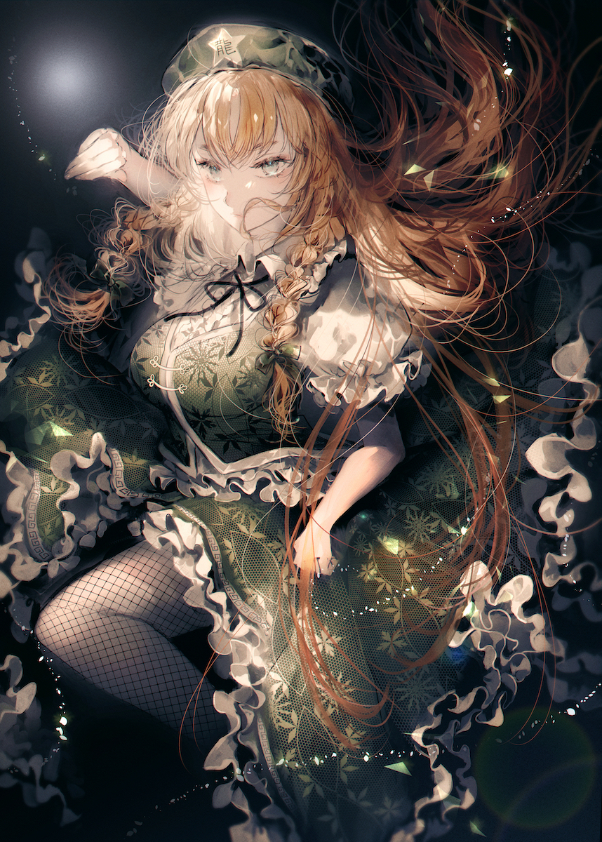 This is a pixiv picture whose title is 紅美鈴.