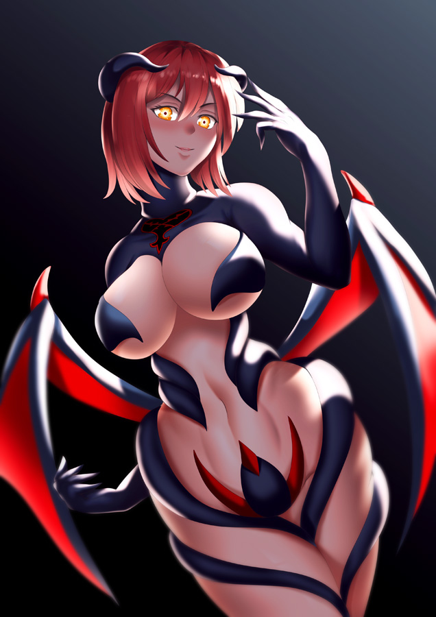 This is a pixiv picture whose title is カイリ「サキュバス」.