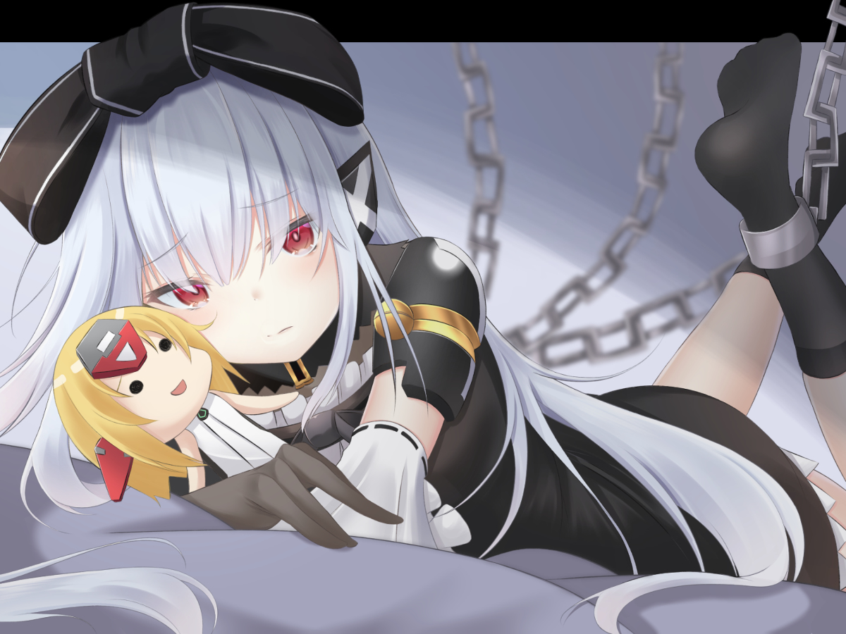 This is a pixiv picture whose title is 囚われし少女アイヴィス.