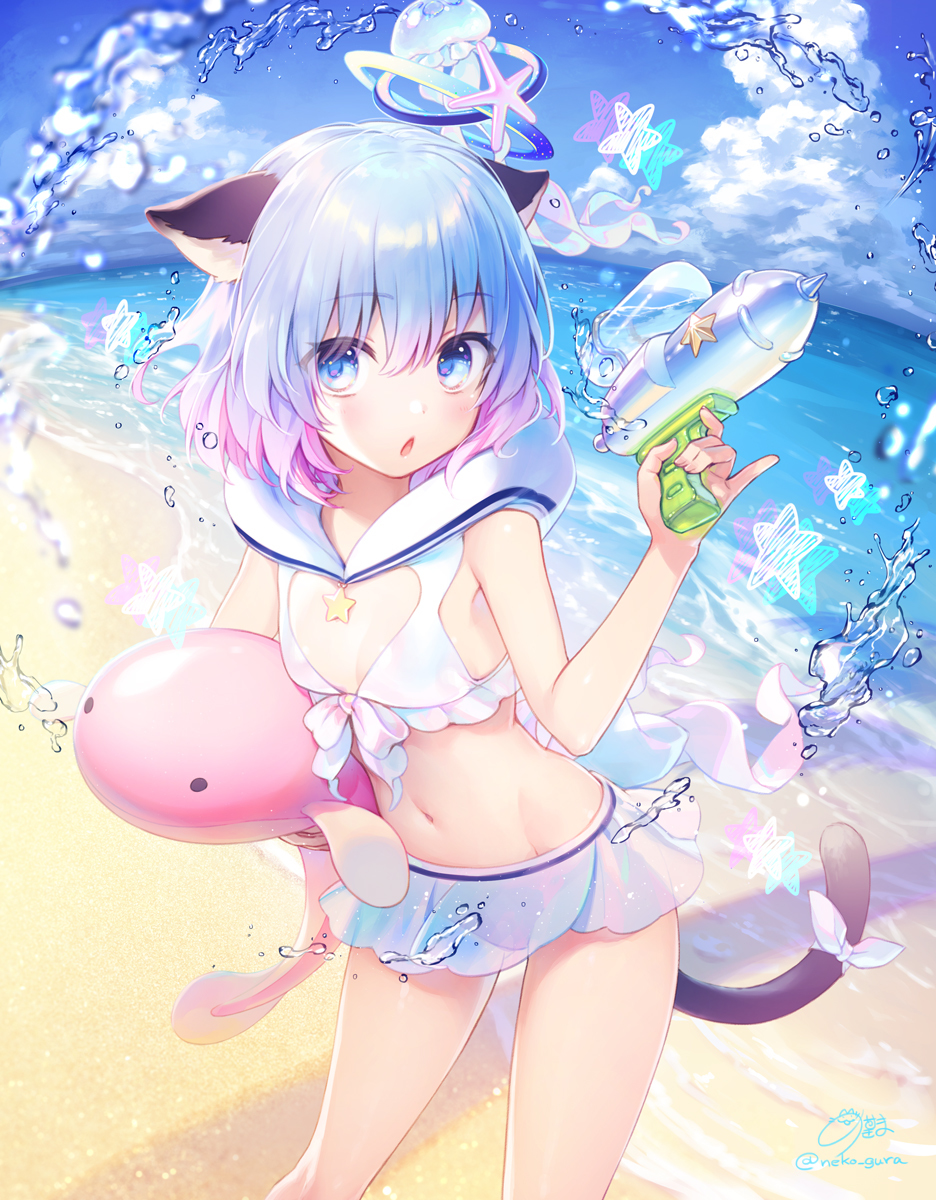This is a pixiv picture whose title is 水着メルキュール.