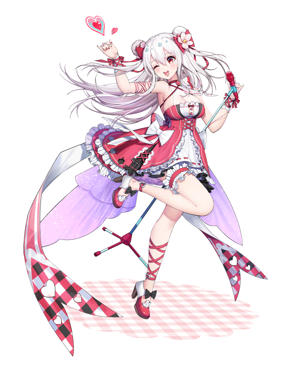 This is a pixiv picture whose title is アイドルりんご.