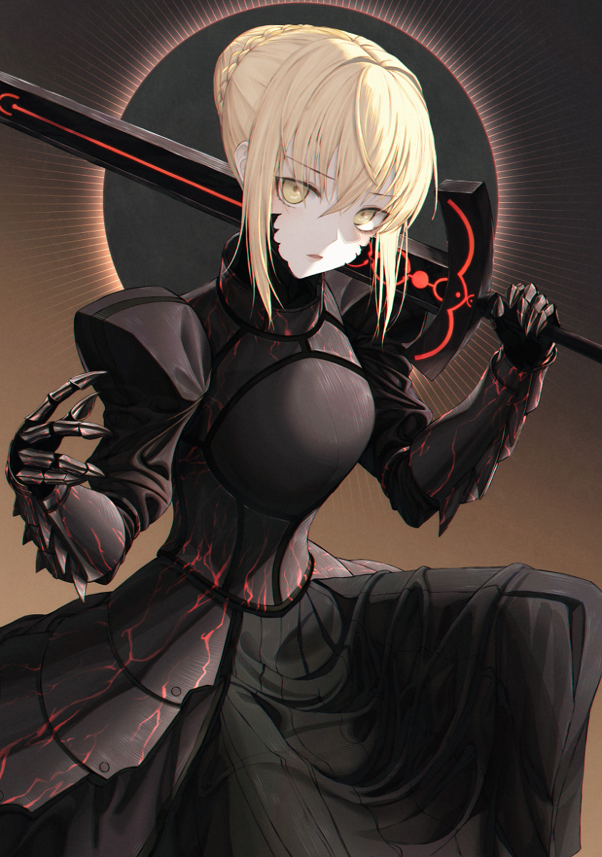 This is a pixiv picture whose title is 黑.