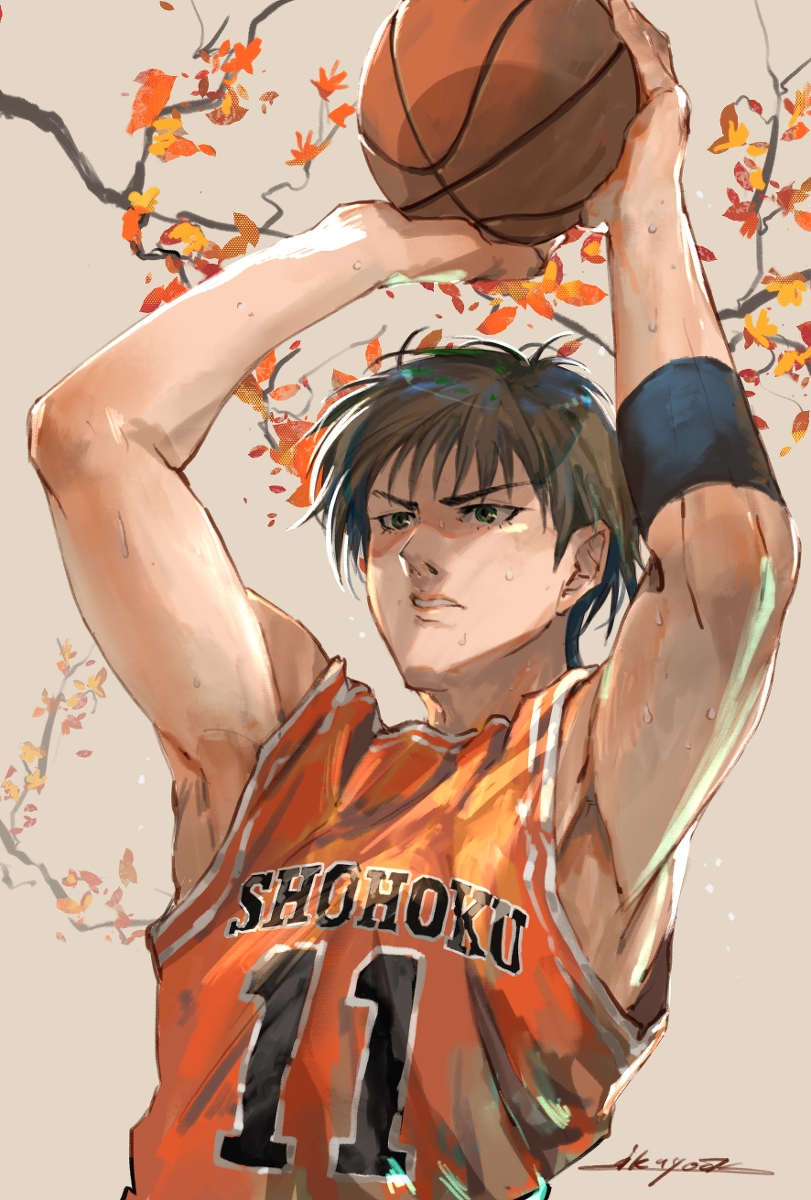 This is a pixiv picture whose title is 流川楓.
